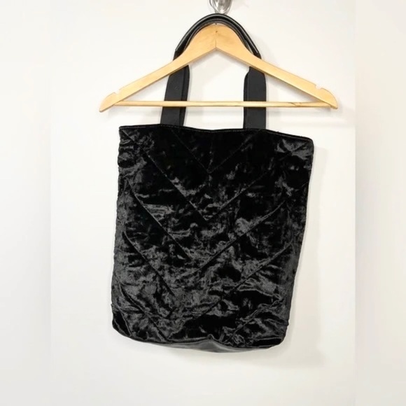 Victoria's Secret Quilted Velvet Tote Bag - Picture 3 of 13